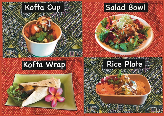 Kofta delights menu choices